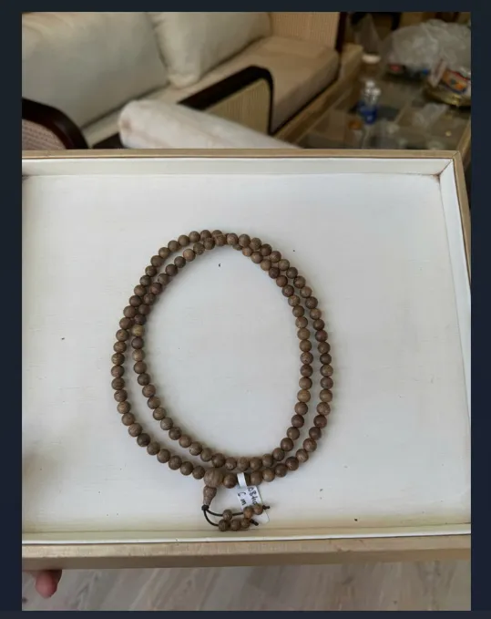 108 Beads Agarwood Bracelet – Vietnamese Natural Oud | Wellness, Luck &amp; Prosperity